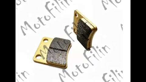 Колодки тормозные дисковые #9 X-TECH медные / Disc brake pads # 9 X-TECH (less-metallic) copper