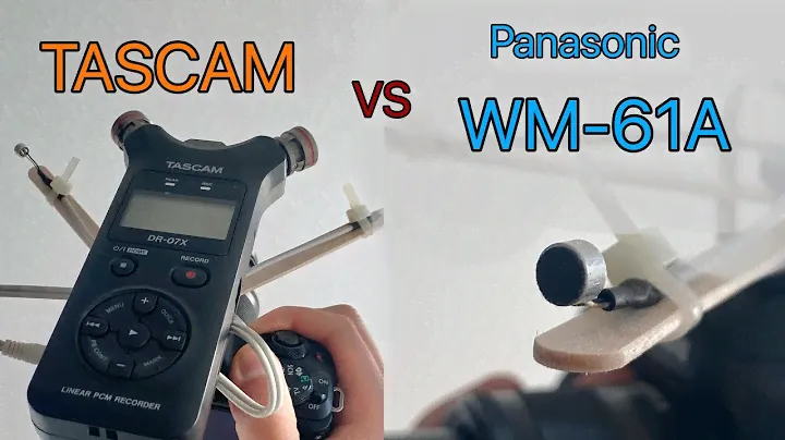 コンデンサーマイクPanasonic WM-61A タスカムと比較