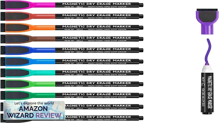 maxtek Magnetic Whiteboard Markers 12 Count Colorful Fine Tip Dry Erase Review
