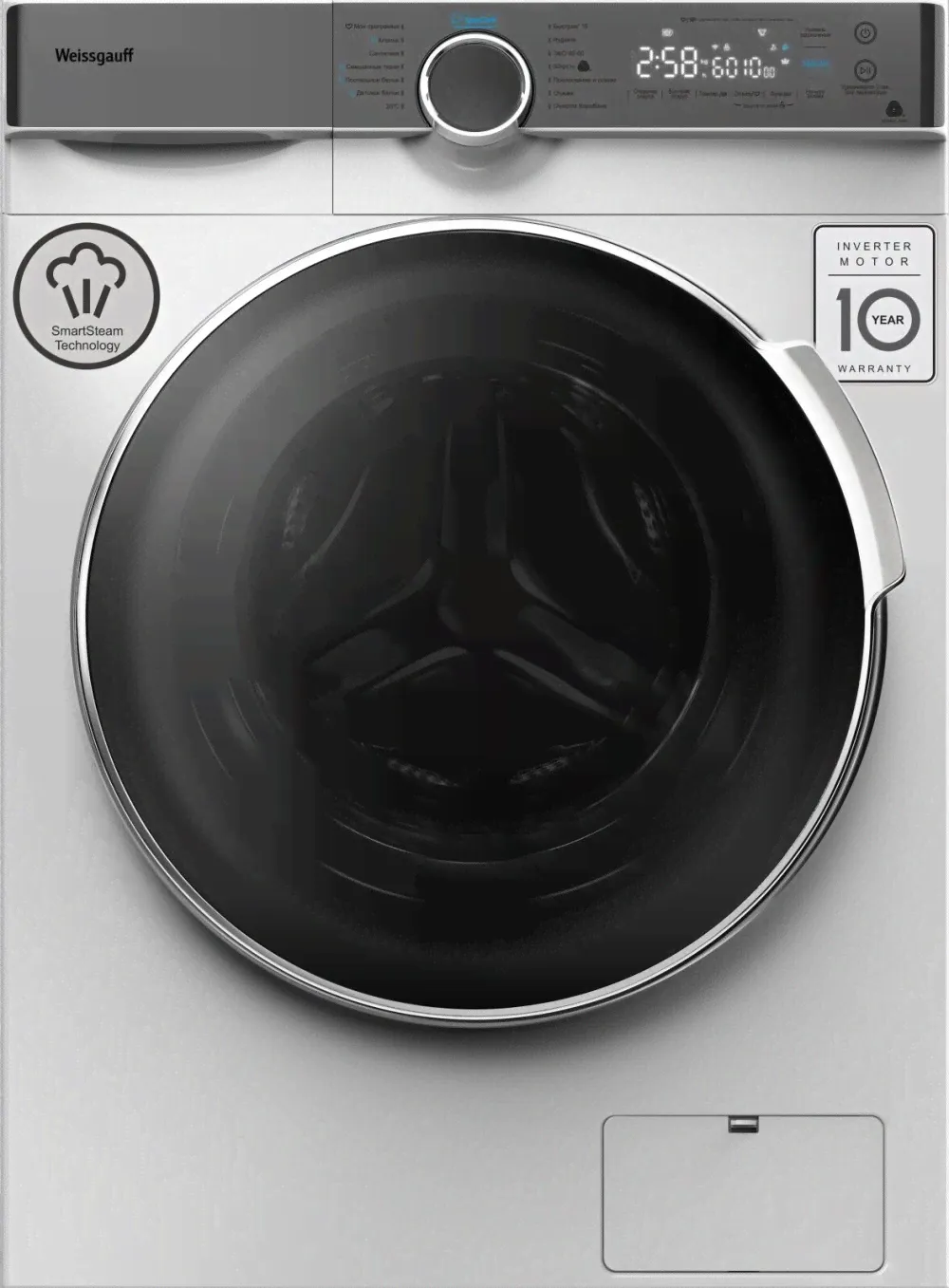 Стиральная машина Weissgauff WM 4947 DC Inverter Touch Steam в Москве-0